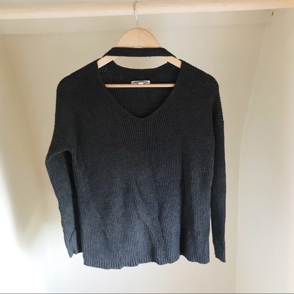 Grey American Eagle sweater size S